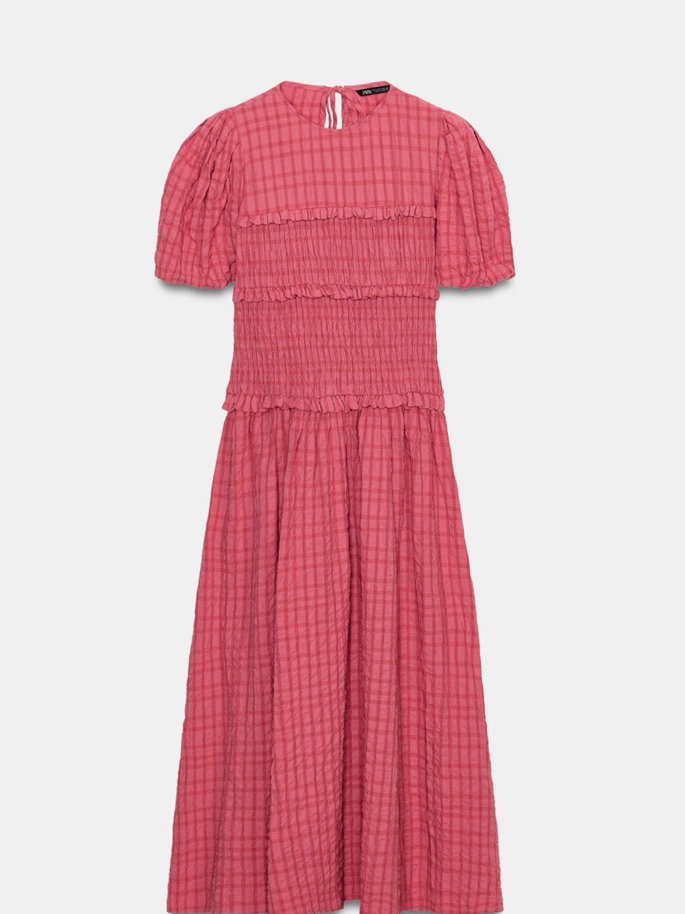 Zara Smocked Midi Dress - Ref. 2394/619